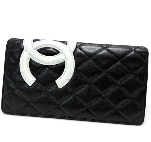 Authentic Chanel Classic Cambon Ligne Yen Wallet
