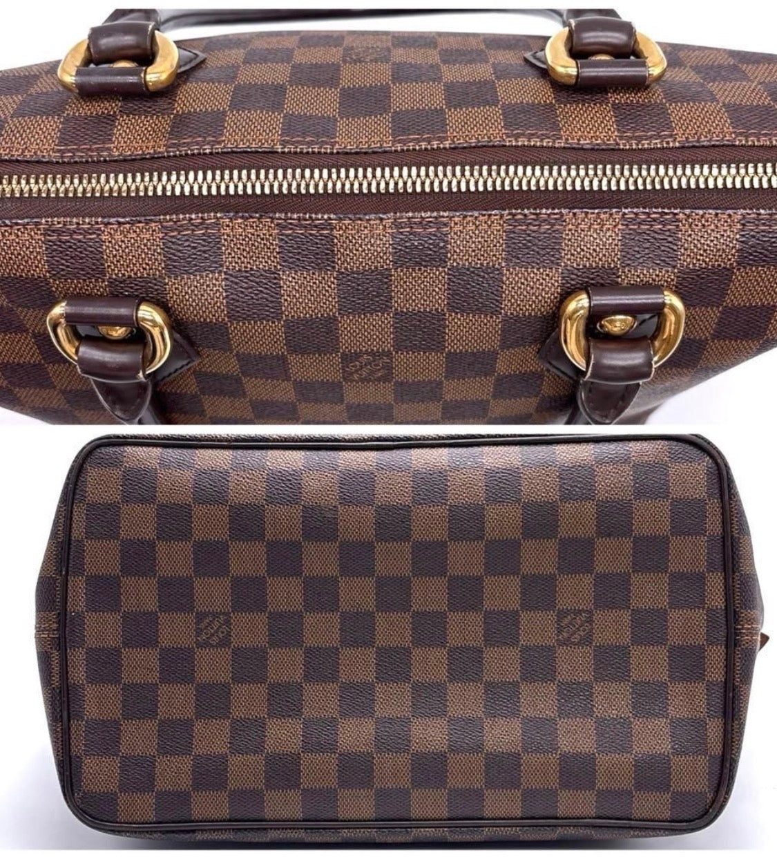 Authentic LOUIS VUITTON Damier Ebene Saleya PM Handbag
