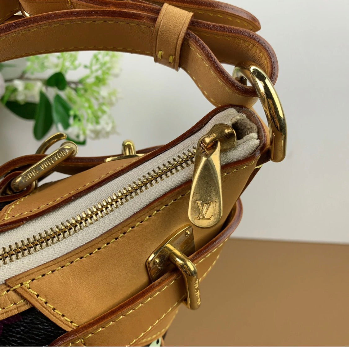 Louis Vuitton Monogram Multicolor Greta Black Shoulder Bag