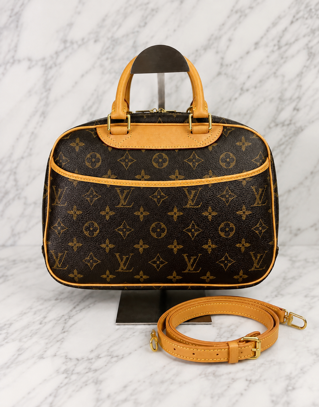 Louis Vuitton Monogram Trouville With LV Lock & Key Bag