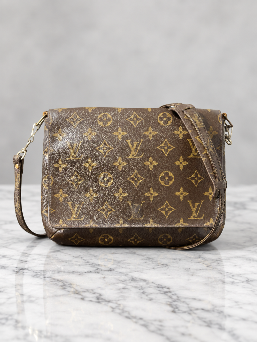 Louis Vuitton Monogram Musette Tango Shoulder Bag