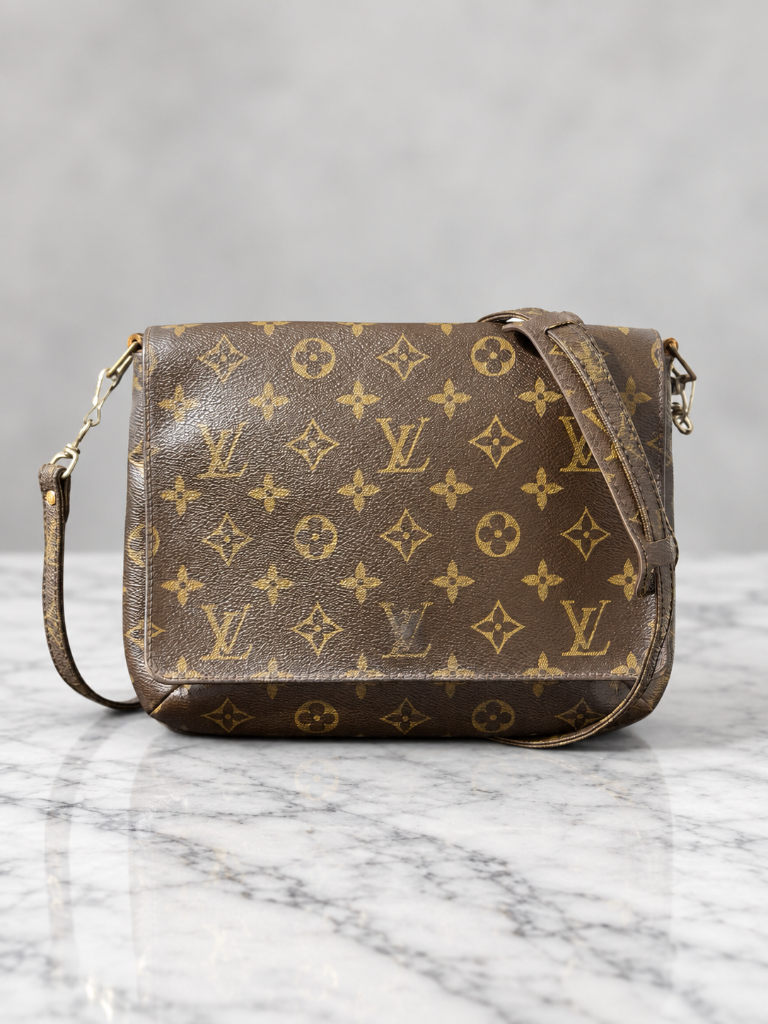 Louis Vuitton Monogram Musette Tango Shoulder Bag