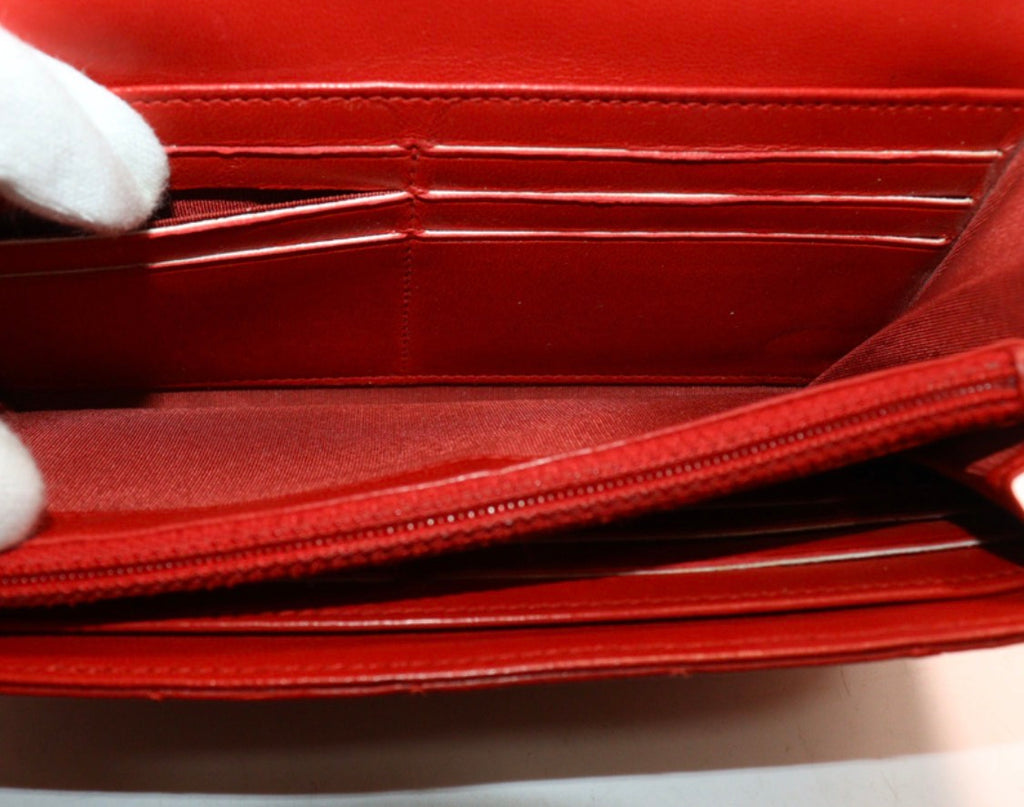 CHANEL Boy Wallet (Red)