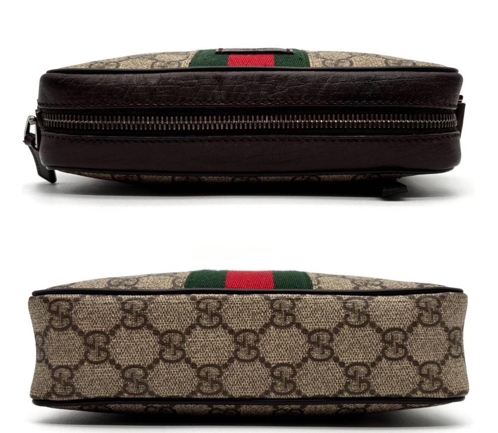 Authentic Gucci GG Supreme Small Ophidia Messenger Bag