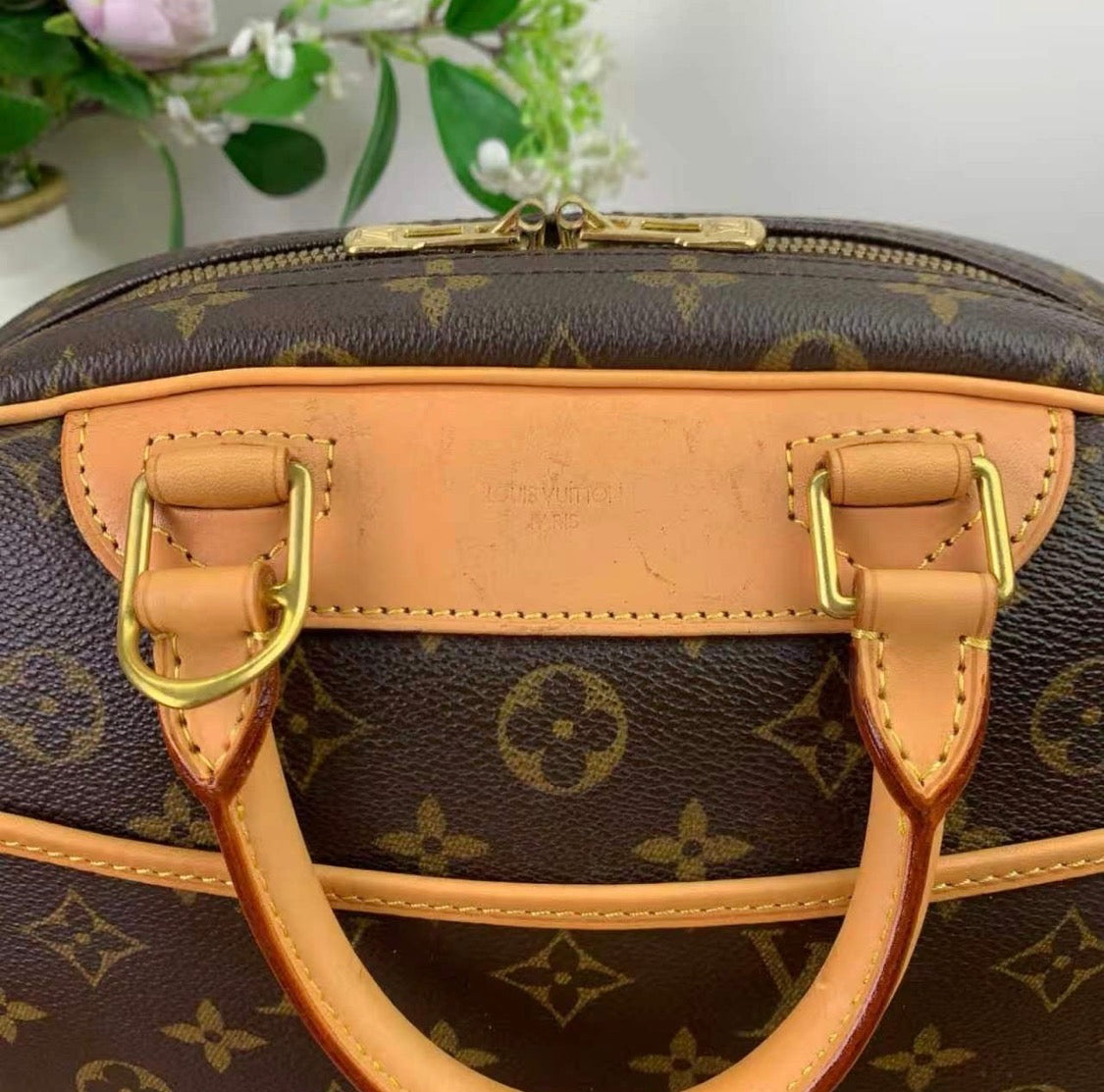 Louis Vuitton Monogram Trouville With LV Lock & Key Bag