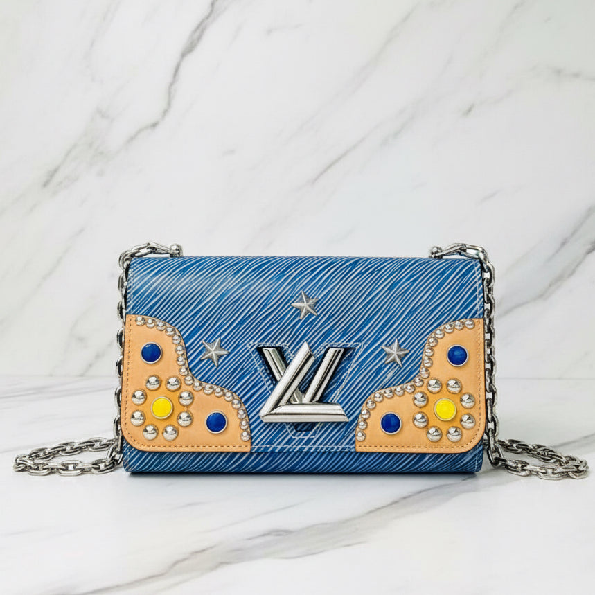 Louis Vuitton
Twist Chain Wallet Studded Epi Leather