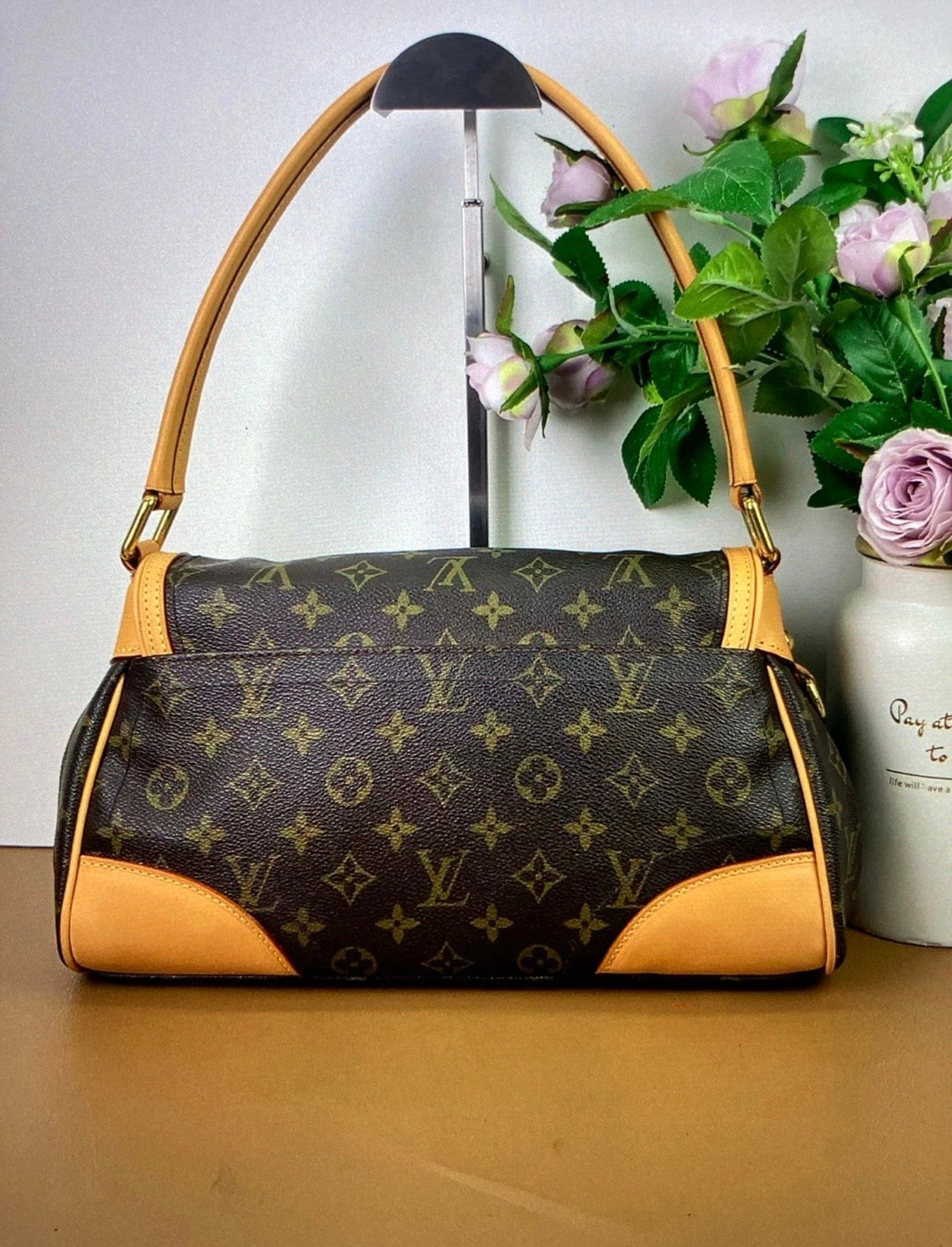 Authentic Louis Vuitton Beverly Monogram Shoulder Bag