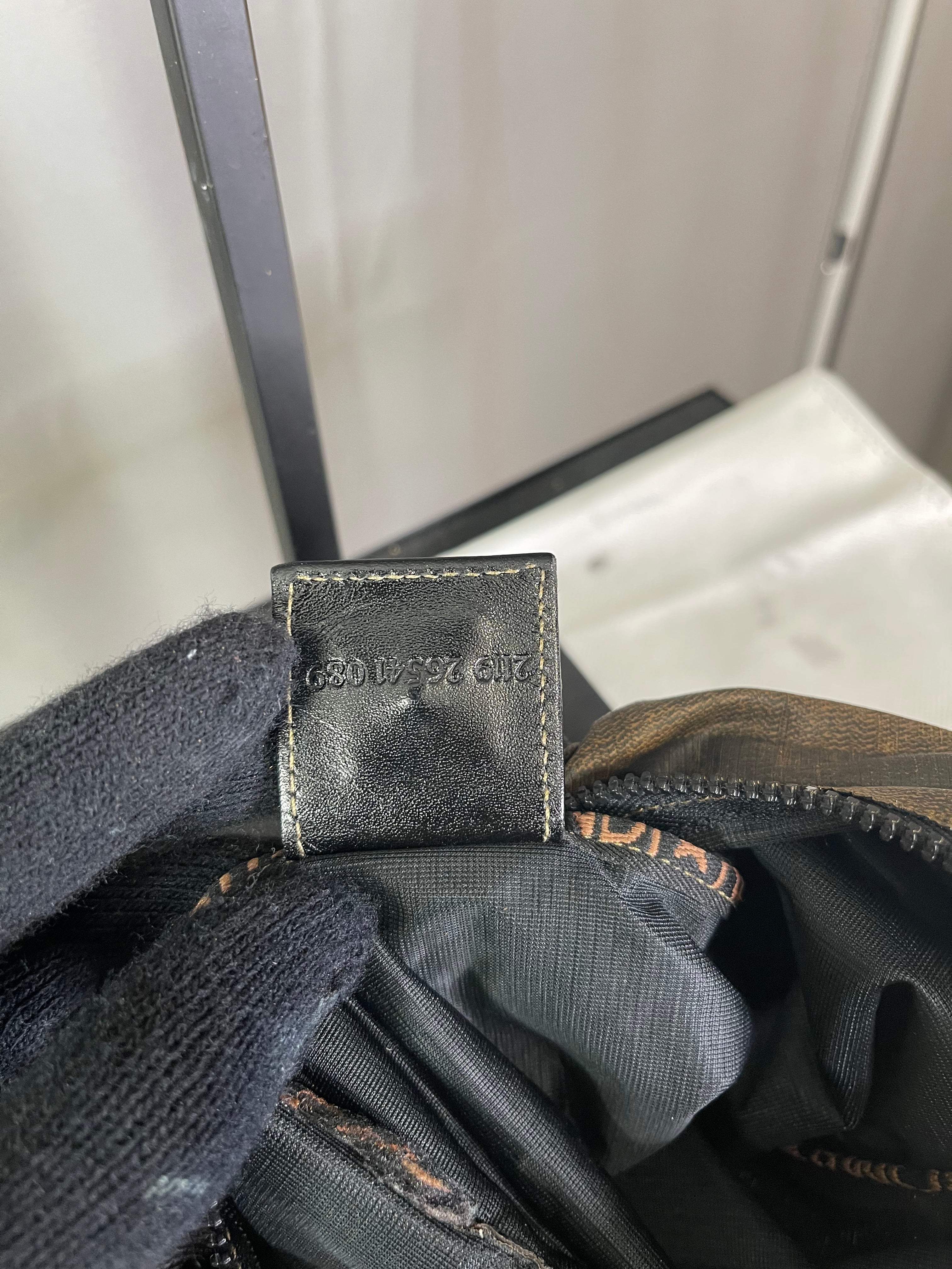 Fendi 1925 Pequin Mini Tote bag Vintage.