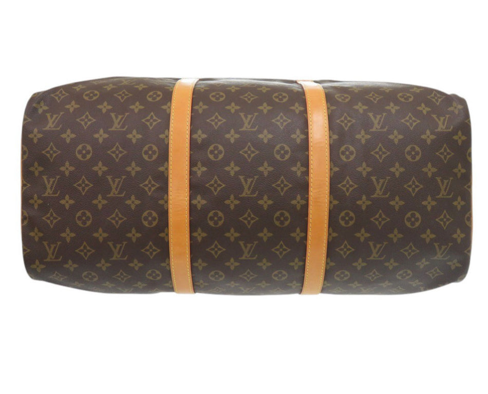 LOUIS VUITTON
Keepall 55 Monogram Canvas Travel Bag Brown