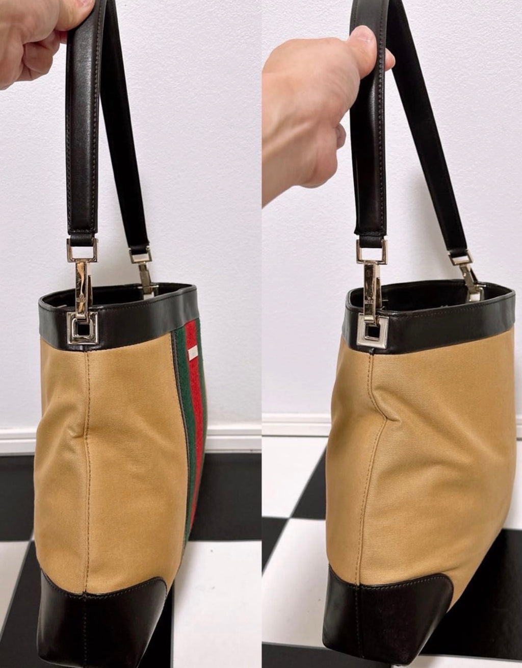 GUCCI Sherry Line Shoulder bag Excellent Condition Vintage