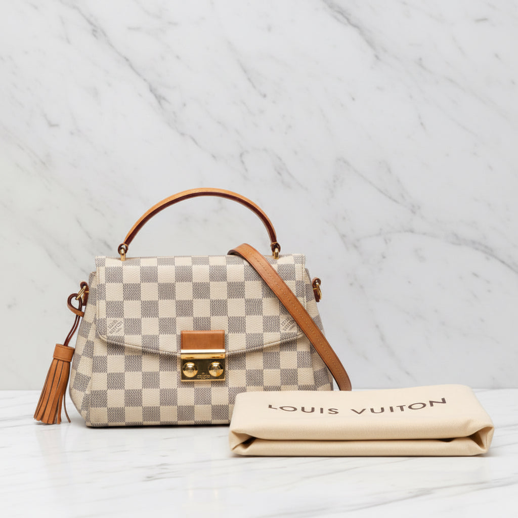 Louis Vuitton Damier Azur Croisette Shoulder Bag