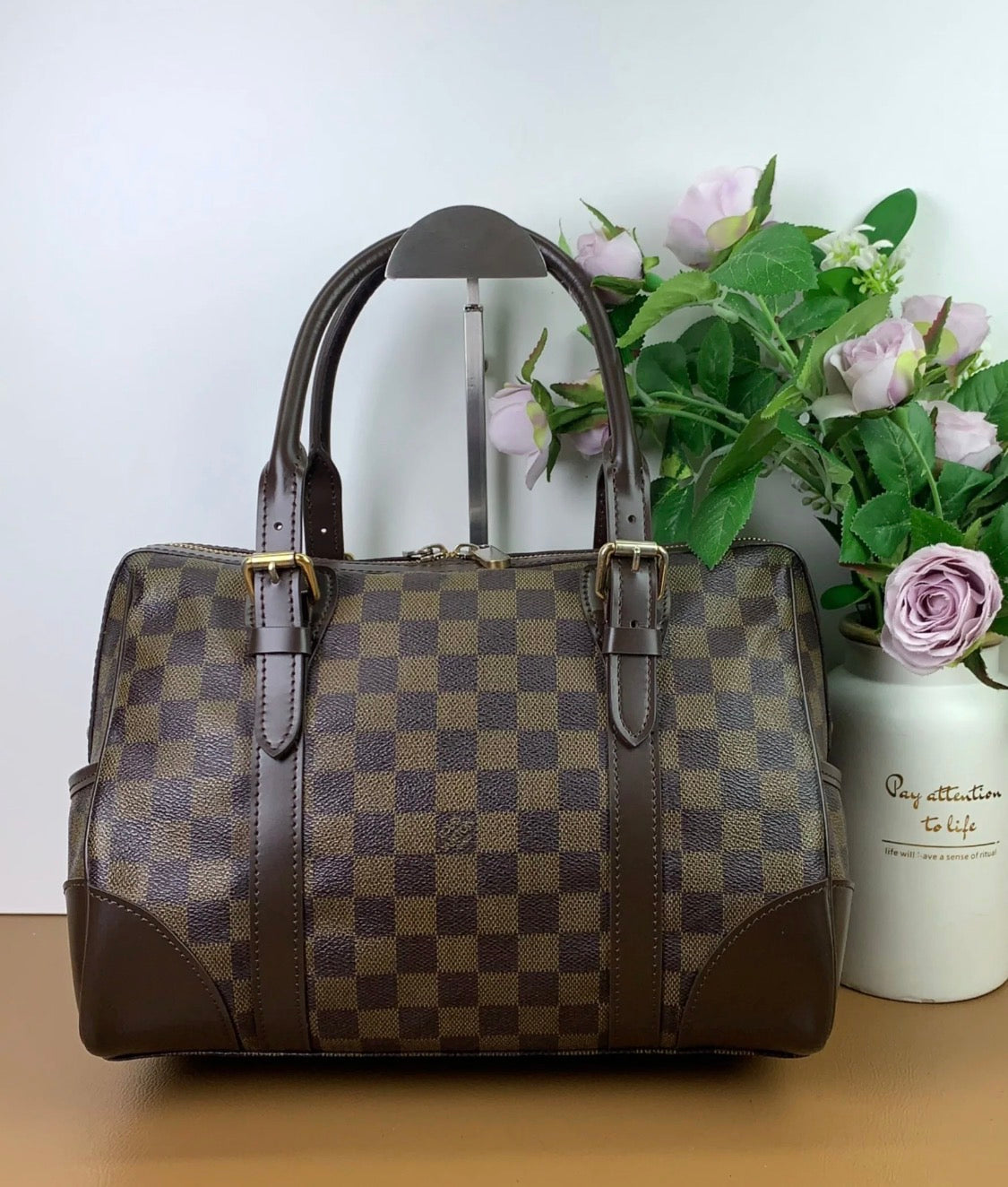 Louis Vuitton Berkeley Damier Shoulder Bag