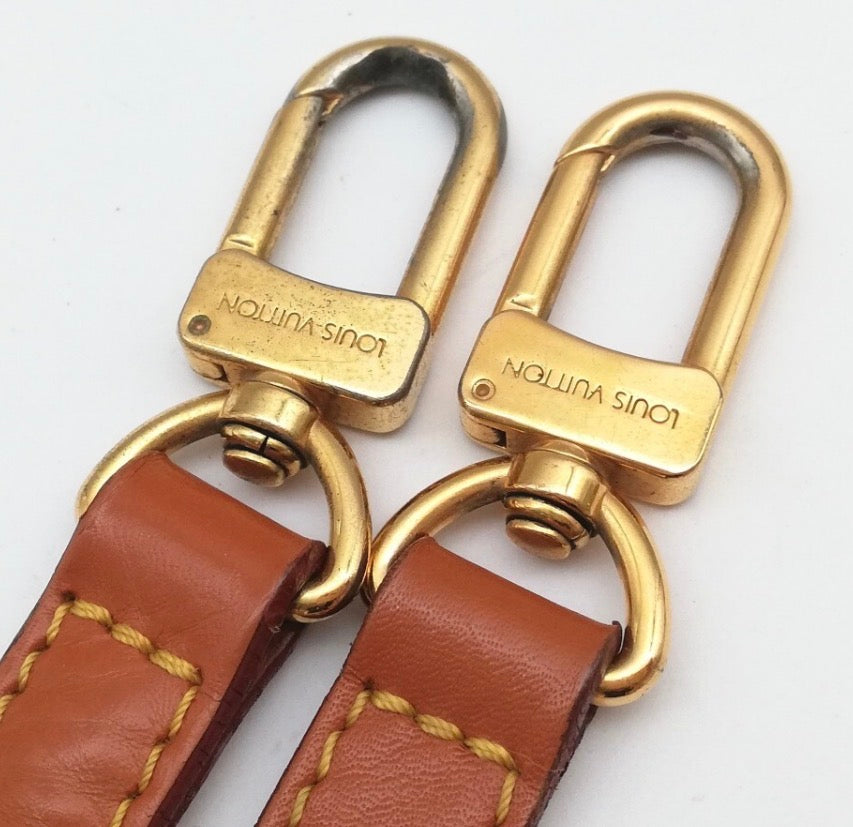 Authentic Louis Vuitton Leather Vachetta  Shoulder Strap Adjustable
