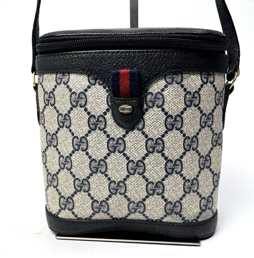 GUCCI GG Ophidia Tamburello Bucket Shoulder Bag Vintage