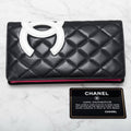 Authentic Chanel Classic Cambon Ligne Yen Wallet