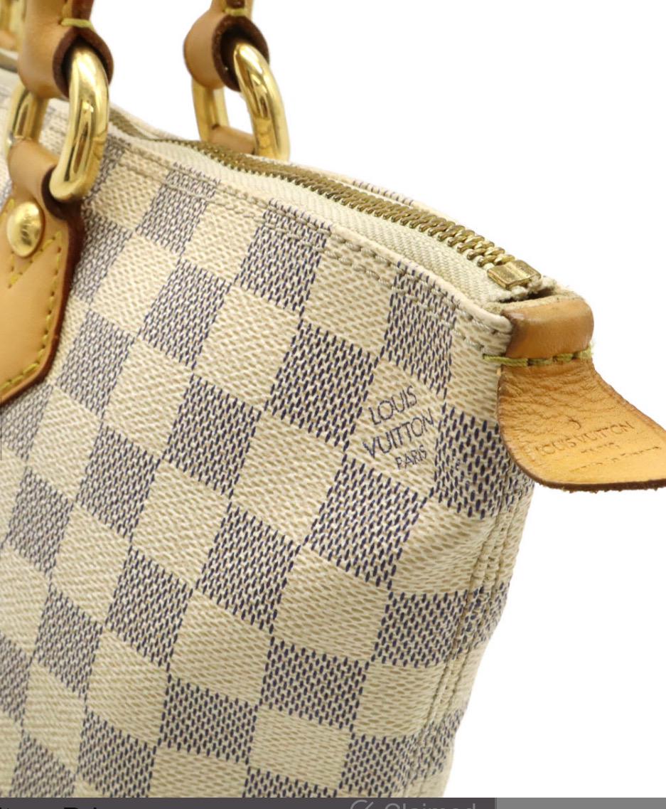 Authentic LOUIS VUITTON Damier Azur Saleya MM Handbag