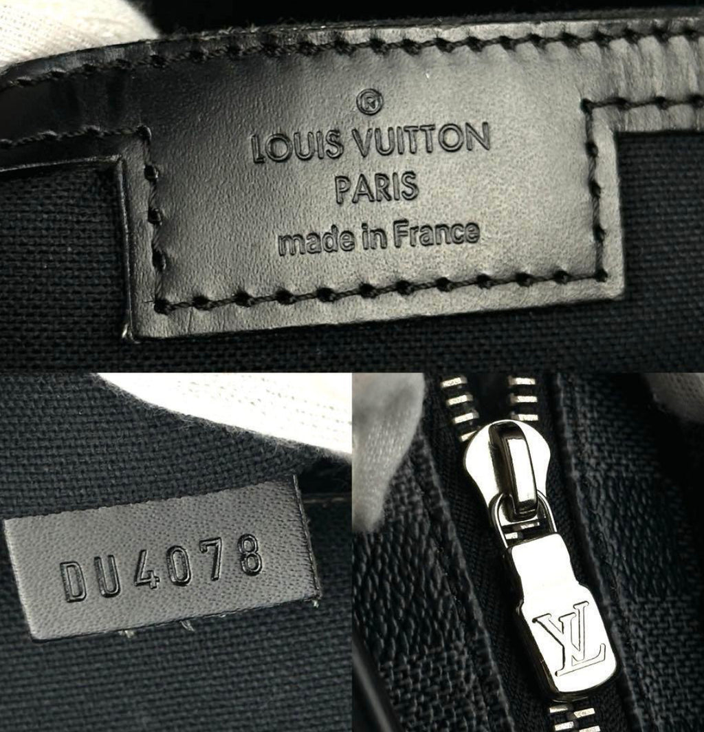 LOUIS VUITTON Damier Graphite Tadao Handbag