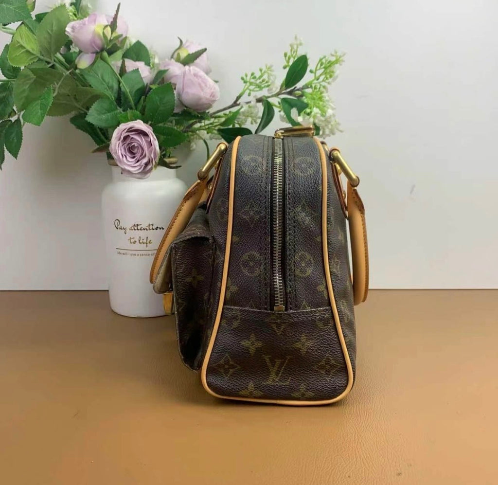 Authentic LOUIS VUITTON Monogram Manhattan PM