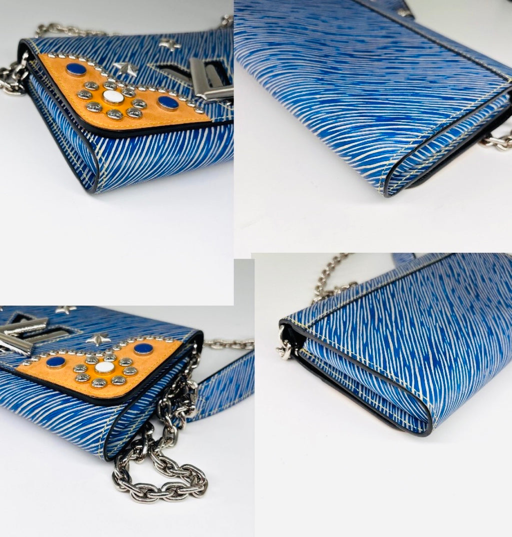 Louis Vuitton
Twist Chain Wallet Studded Epi Leather