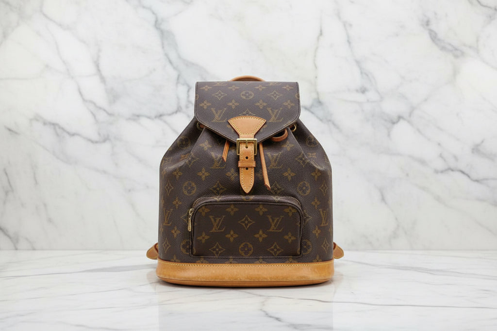 Authentic LOUIS VUITTON Monogram Montsouris GM Backpack