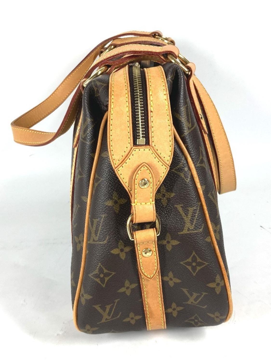 Authentic LOUIS VUITTON Monogram Stresa PM Shoulder Bag
