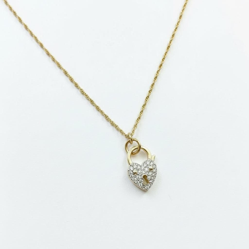 Authentic Mario Valentino Heart Gold Necklace