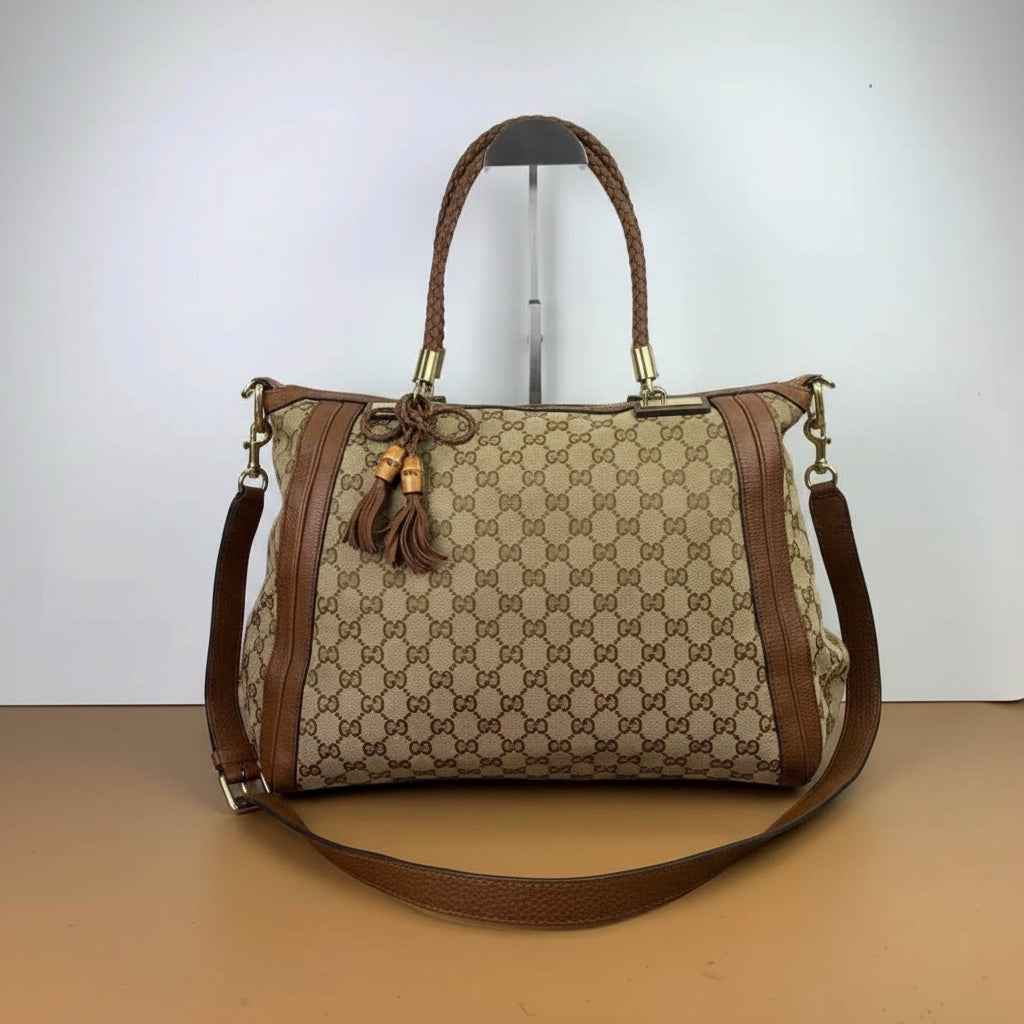 Gucci GG Canvas Bella Tote Bag