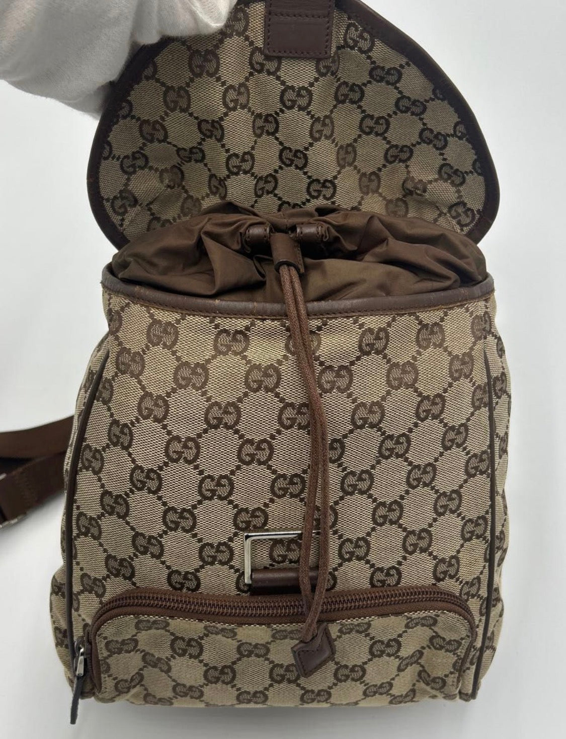 Gucci GG Canvas Backpack,