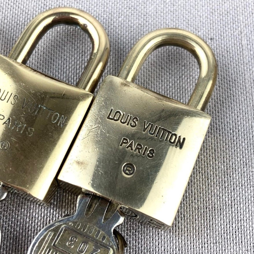 Louis Vuitton Padlock, Same Number, Set of 3