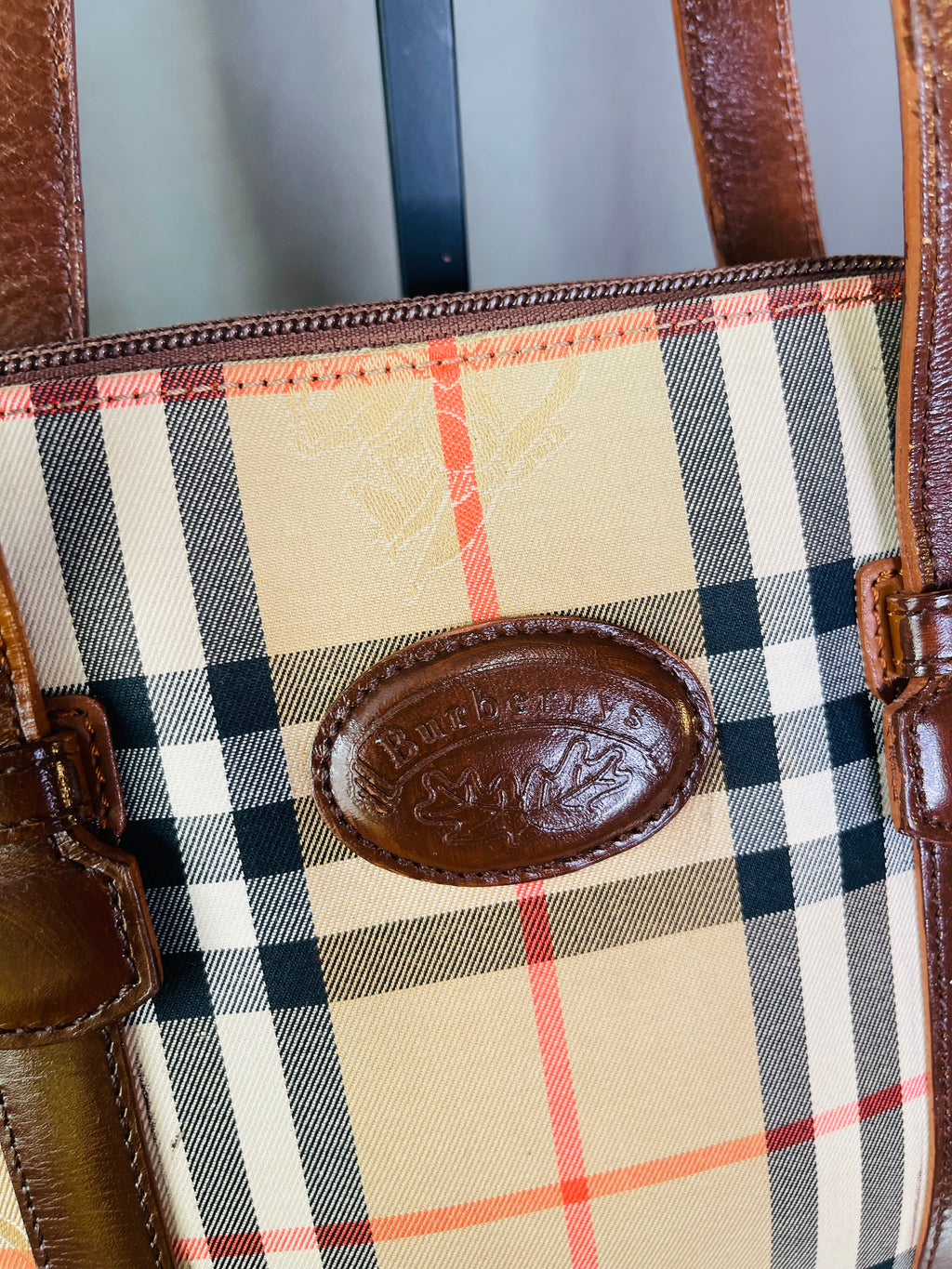 Burberry Nova Check Tote Bag