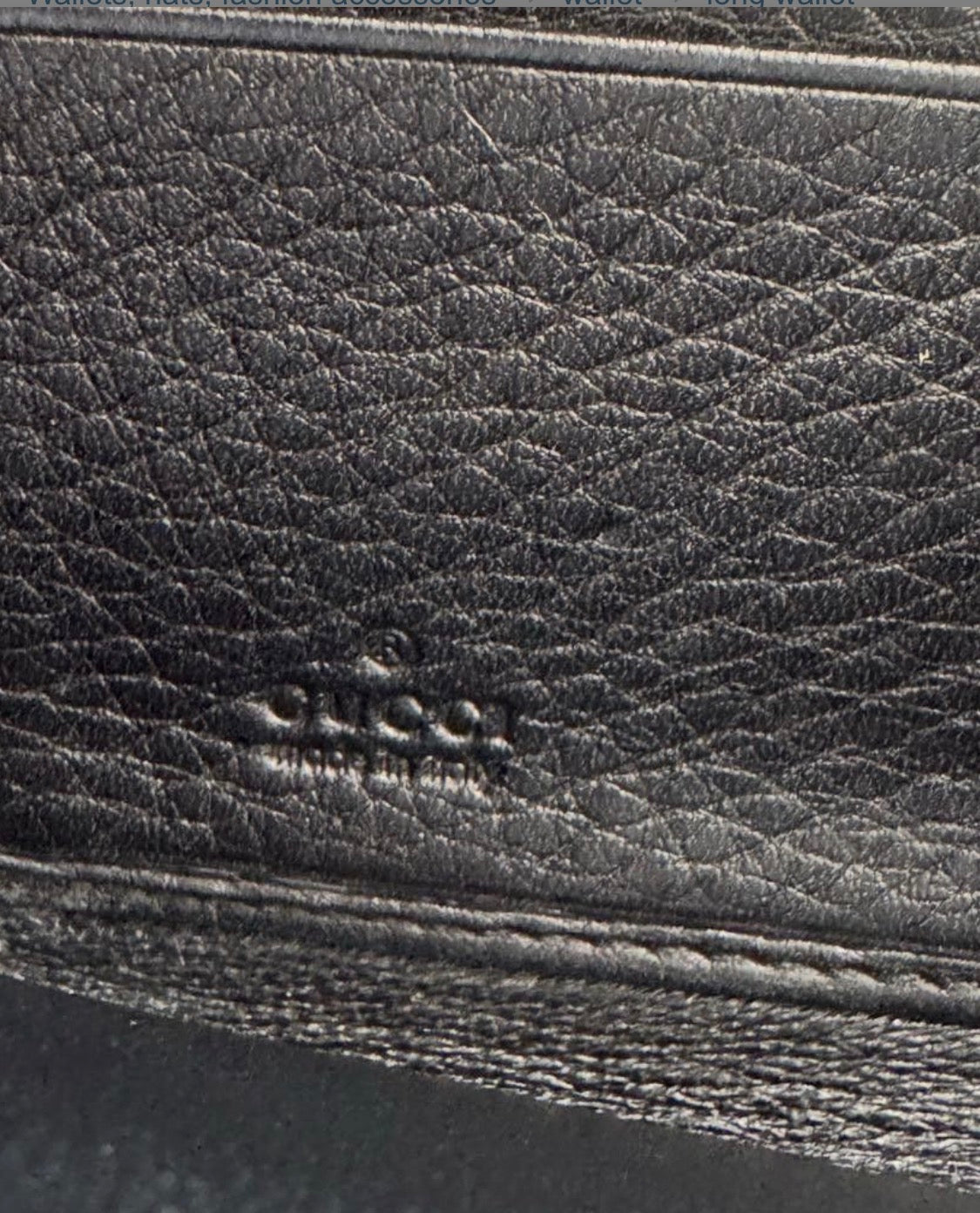 Gucci Soho Leather Zip Around Wallet