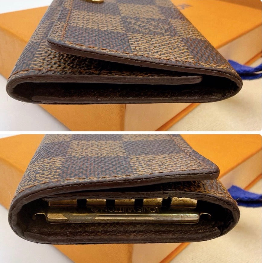 LOUIS VUITTON Damier Ebene Multicles 4 Key Holder