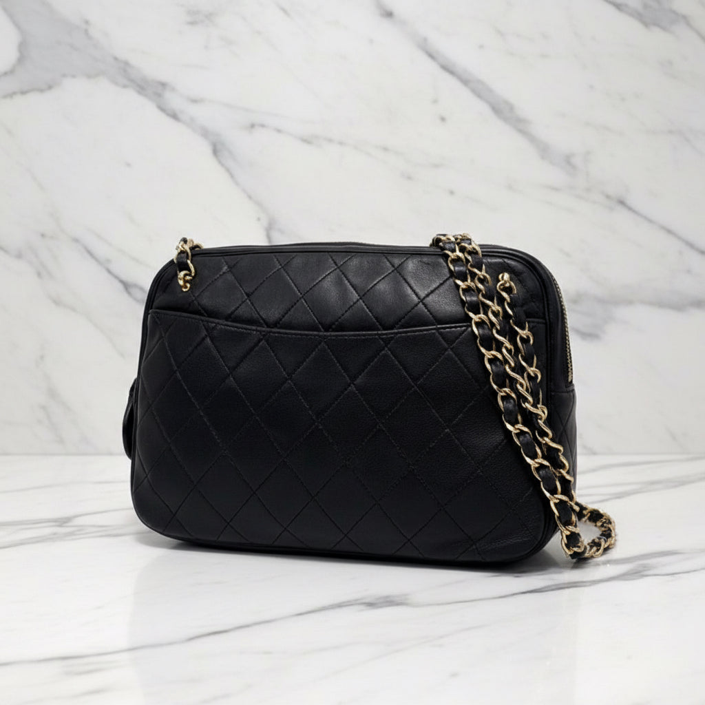 Chanel Lambskin Shoulder Bag Vintage