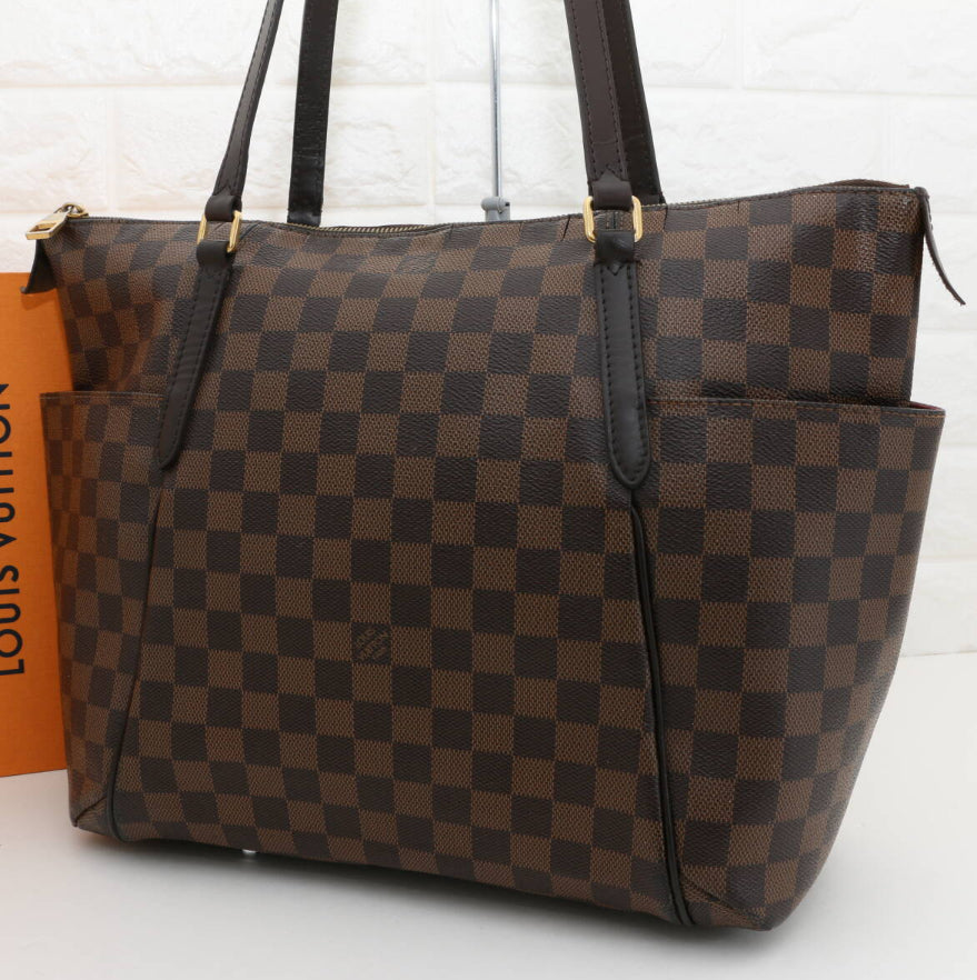Louis Vuitton Damier Ebene Totally MM Shoulder Bag