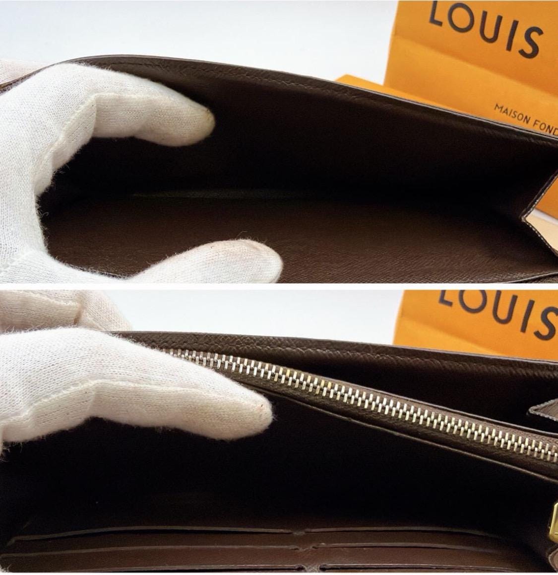 Authentic LOUIS VUITTON Damier Edene Wallet (add chain option )