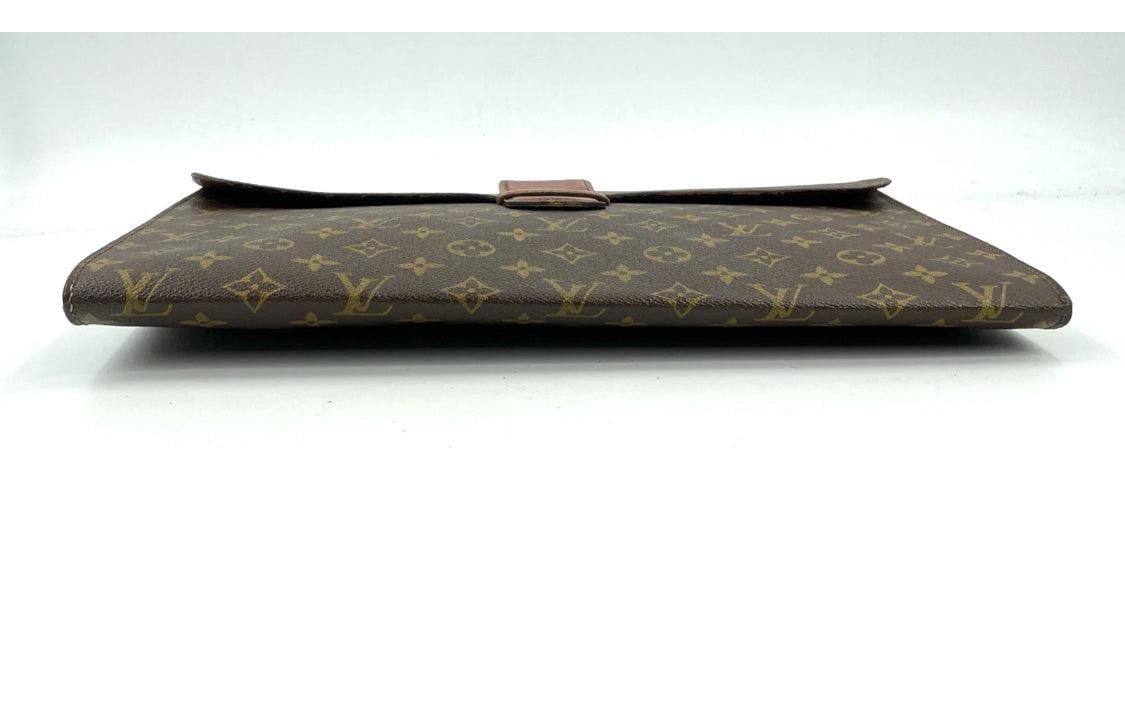 Louis Vuitton LV Monogram Poche Ministre Documents Vintage clutch