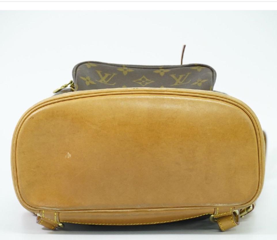 Authentic LOUIS VUITTON Monogram Montsouris GM Backpack