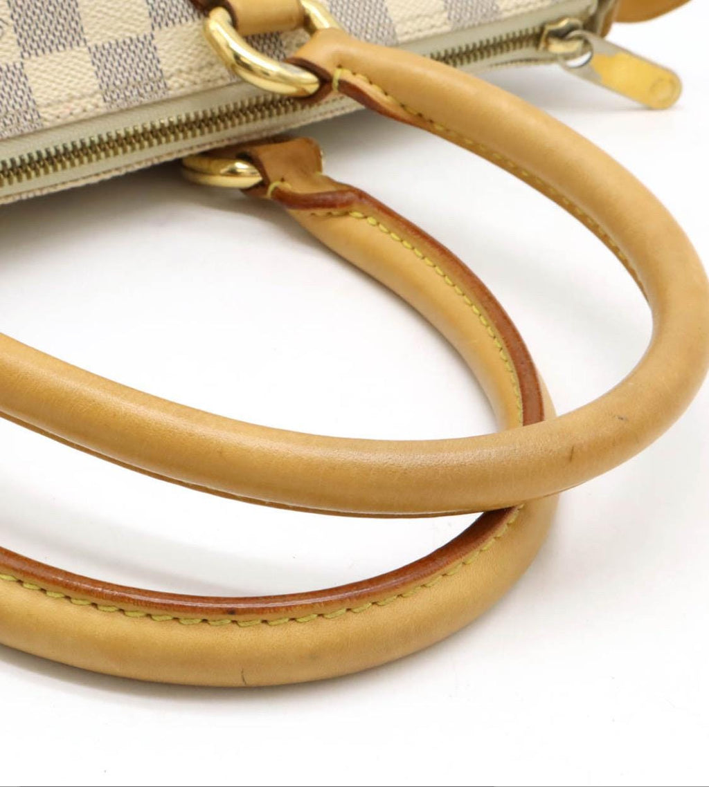 Authentic LOUIS VUITTON Damier Azur Saleya MM Handbag