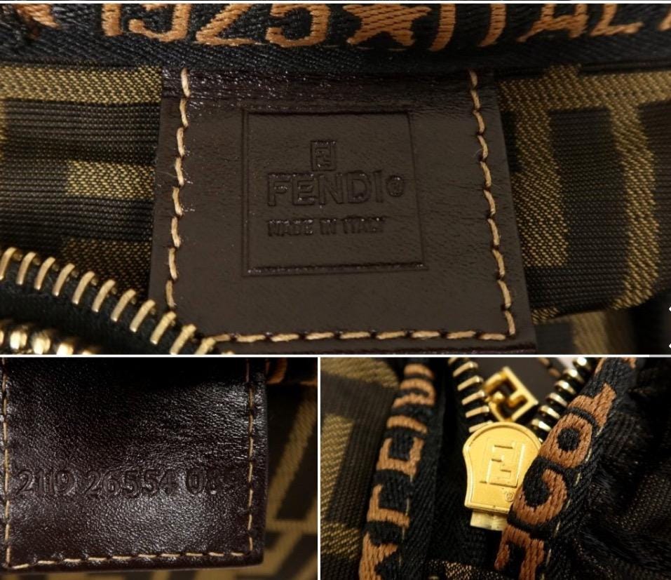 Authentic FENDI Zucca Handbag Vintage.