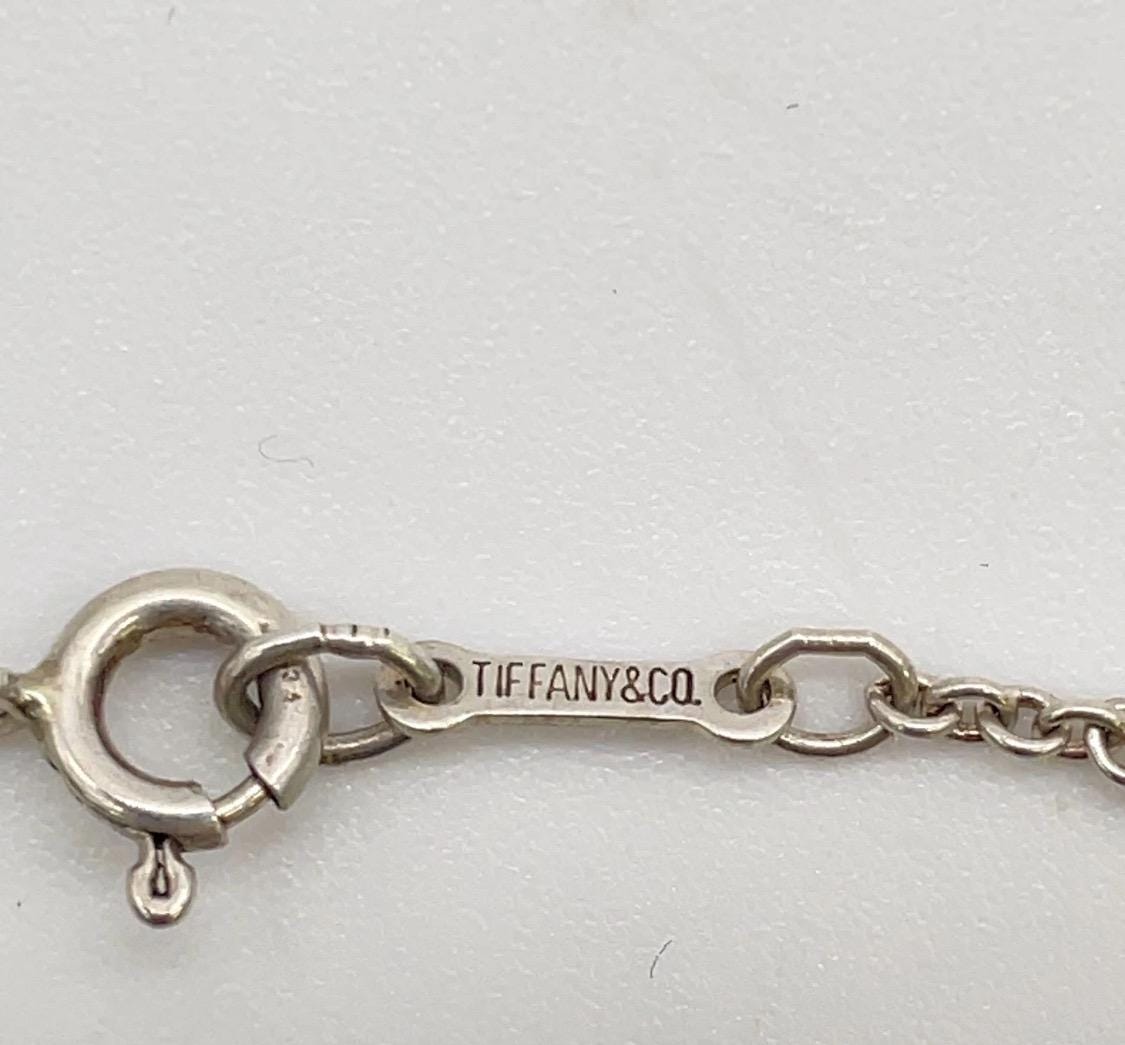 Authentic Tiffany & Co Folded Heart Necklace ( Great Gift )