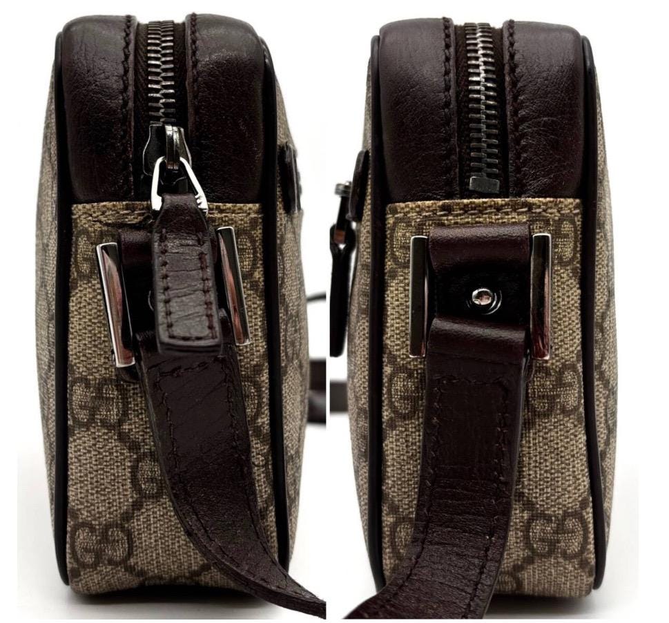 Authentic Gucci GG Supreme Small Ophidia Messenger Bag