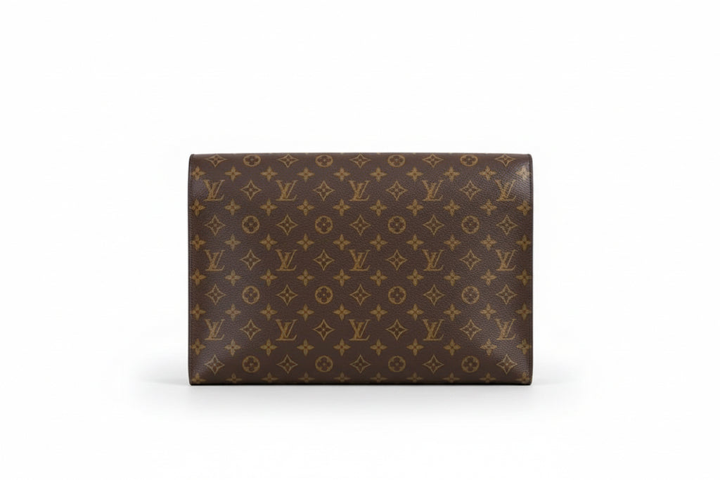 Louis Vuitton LV Monogram Poche Ministre Documents Vintage clutch