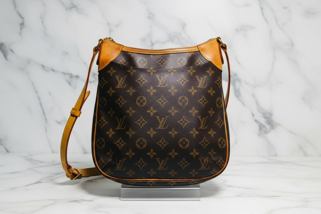 LOUIS VUITTON Monogram Odeon MM Shoulder Bag