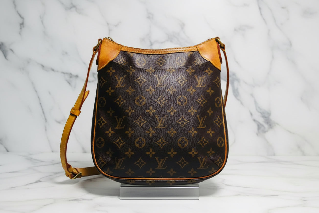 LOUIS VUITTON Monogram Odeon MM Shoulder Bag