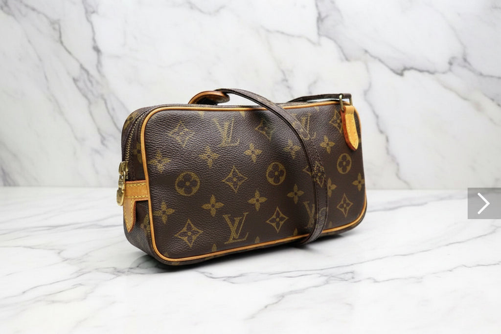 authentic Louis Vuitton Pochette Marly Bandouliere Bag Monogram Canvas