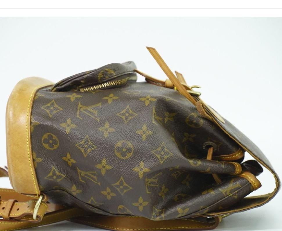 Authentic LOUIS VUITTON Monogram Montsouris GM Backpack