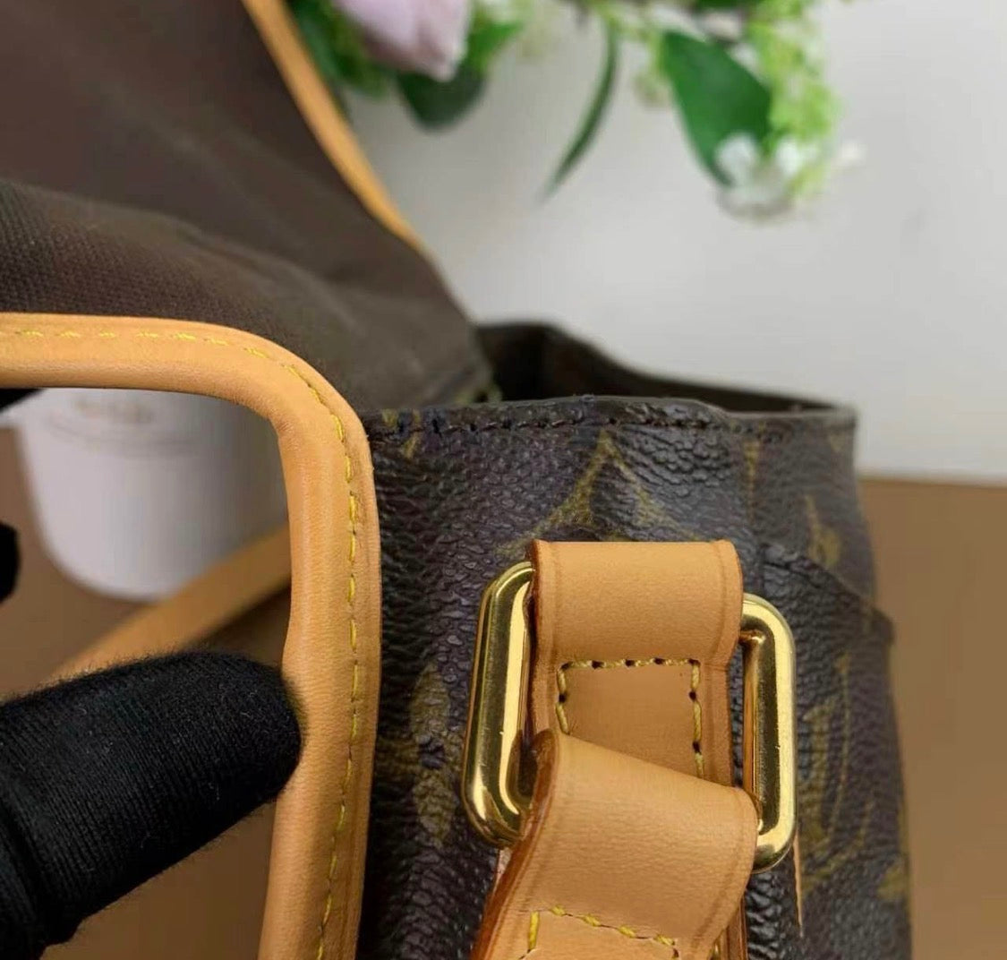 Louis Vuitton Menilmontant Monogram MM Brown Crossbody/ Shoulder bag