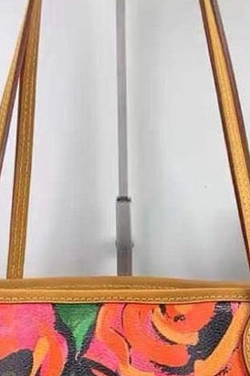 Louis Vuitton Monogram Rose Neverfull MM Shoulder Bag
