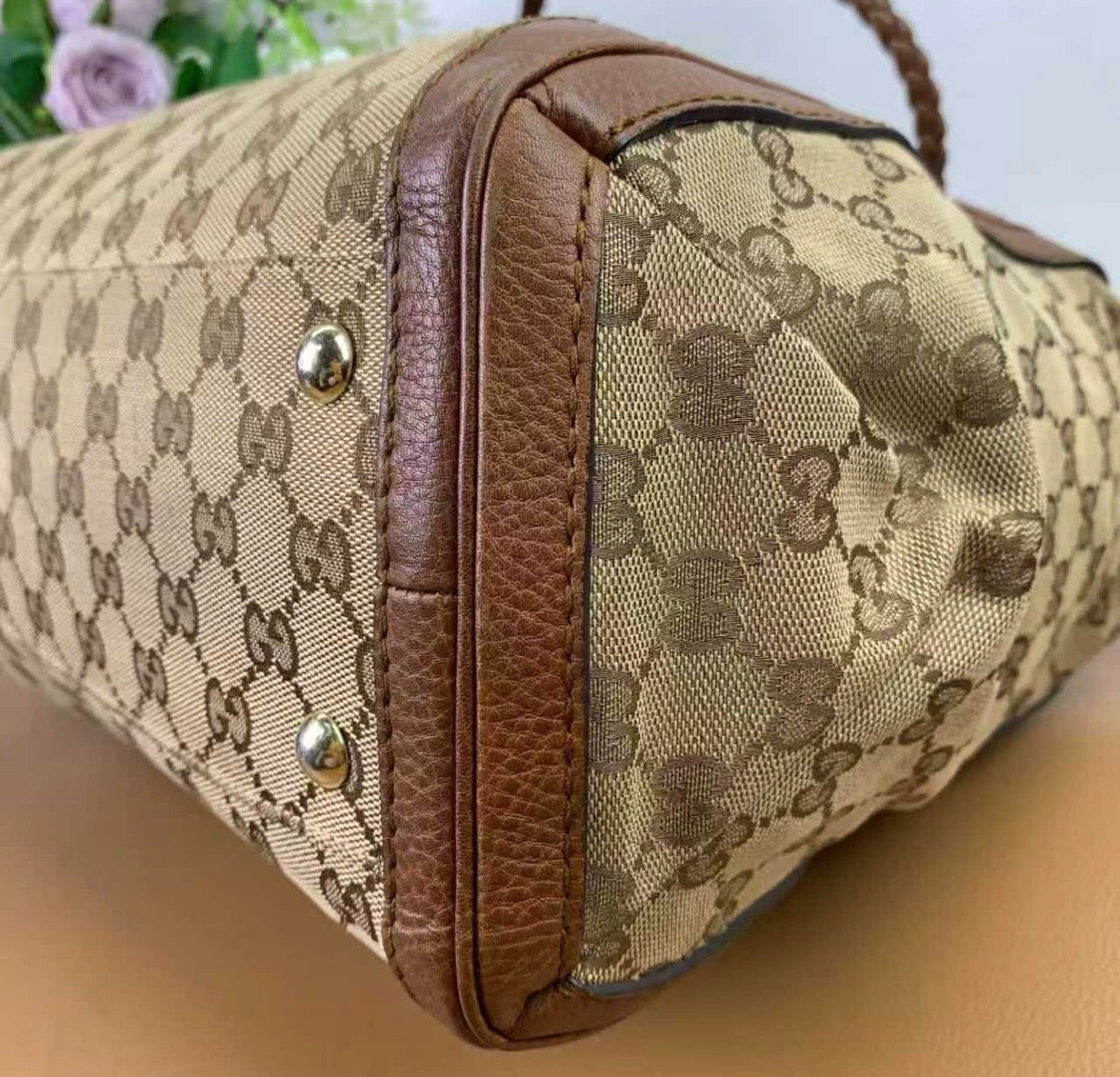 Gucci GG Canvas Bella Tote Bag
