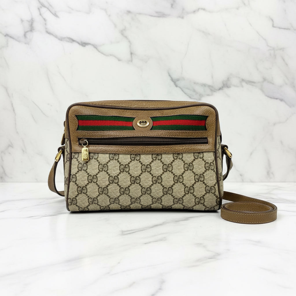 Gucci Supreme Sherry line Shoulder Bag Vintage.